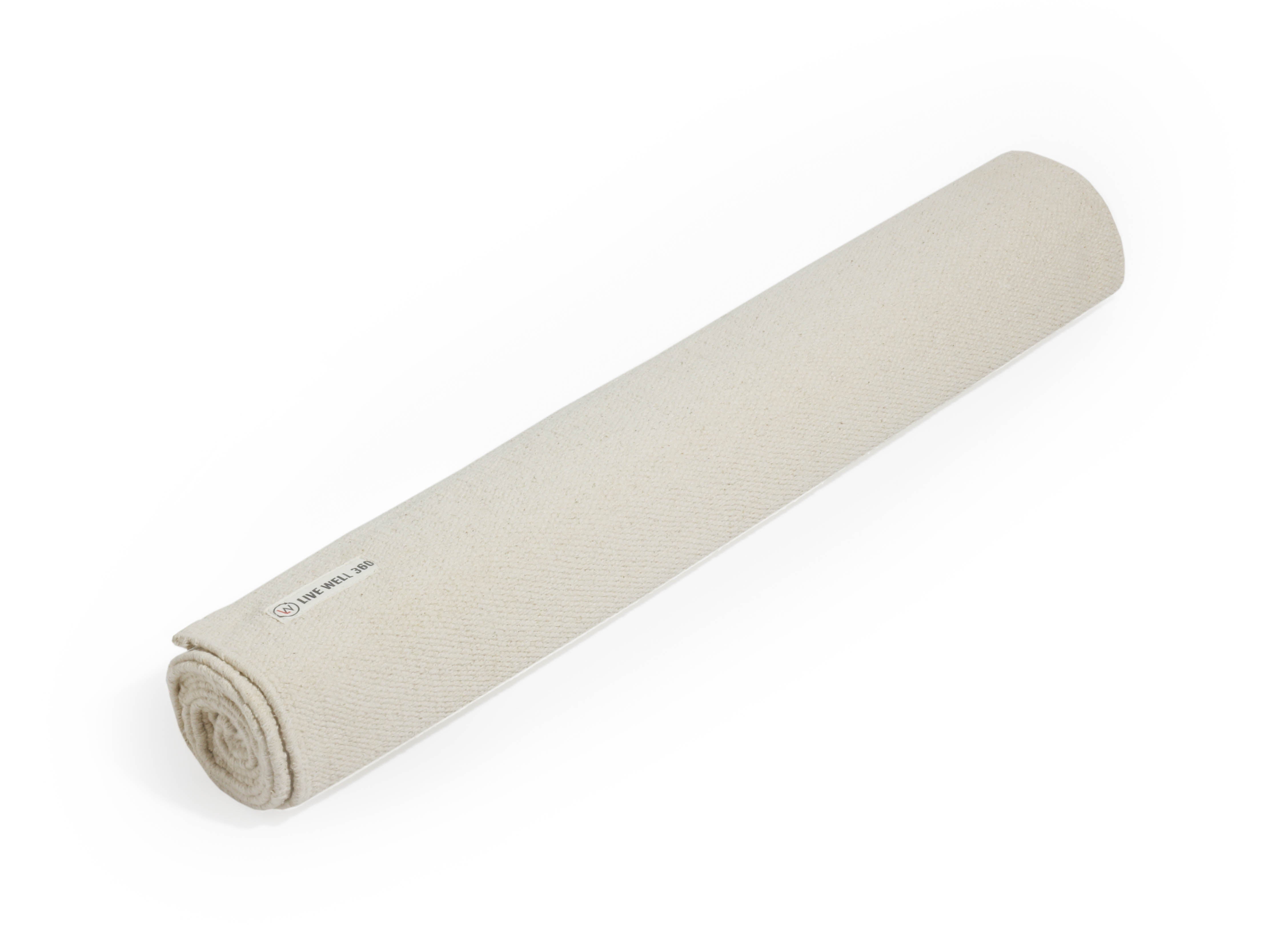  Handmade Organic Cotton Yoga Mat by Live Well 360 - Natural  Yoga Mat - Exercise, Workout, & Fitness Rug Made of 100% Cotton - Woven  Material - Hand-Crafted, Absorbent 