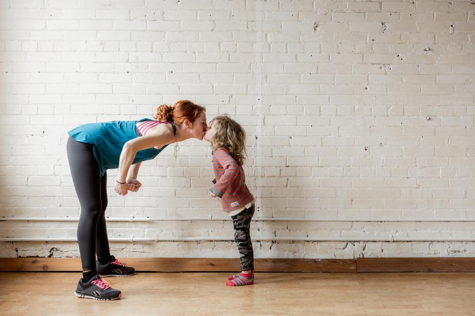 work out mom