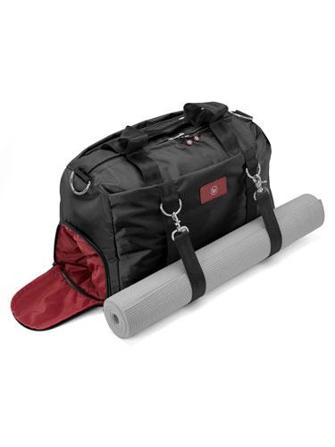 duffle bag with yoga mat holder